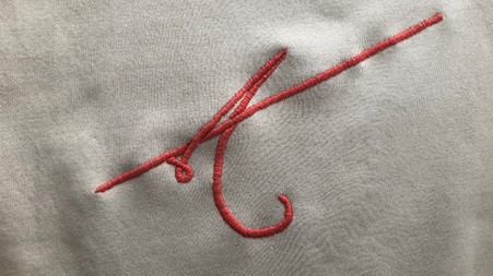 chainsmokers world war joy dataviz line embroidered on sweater
