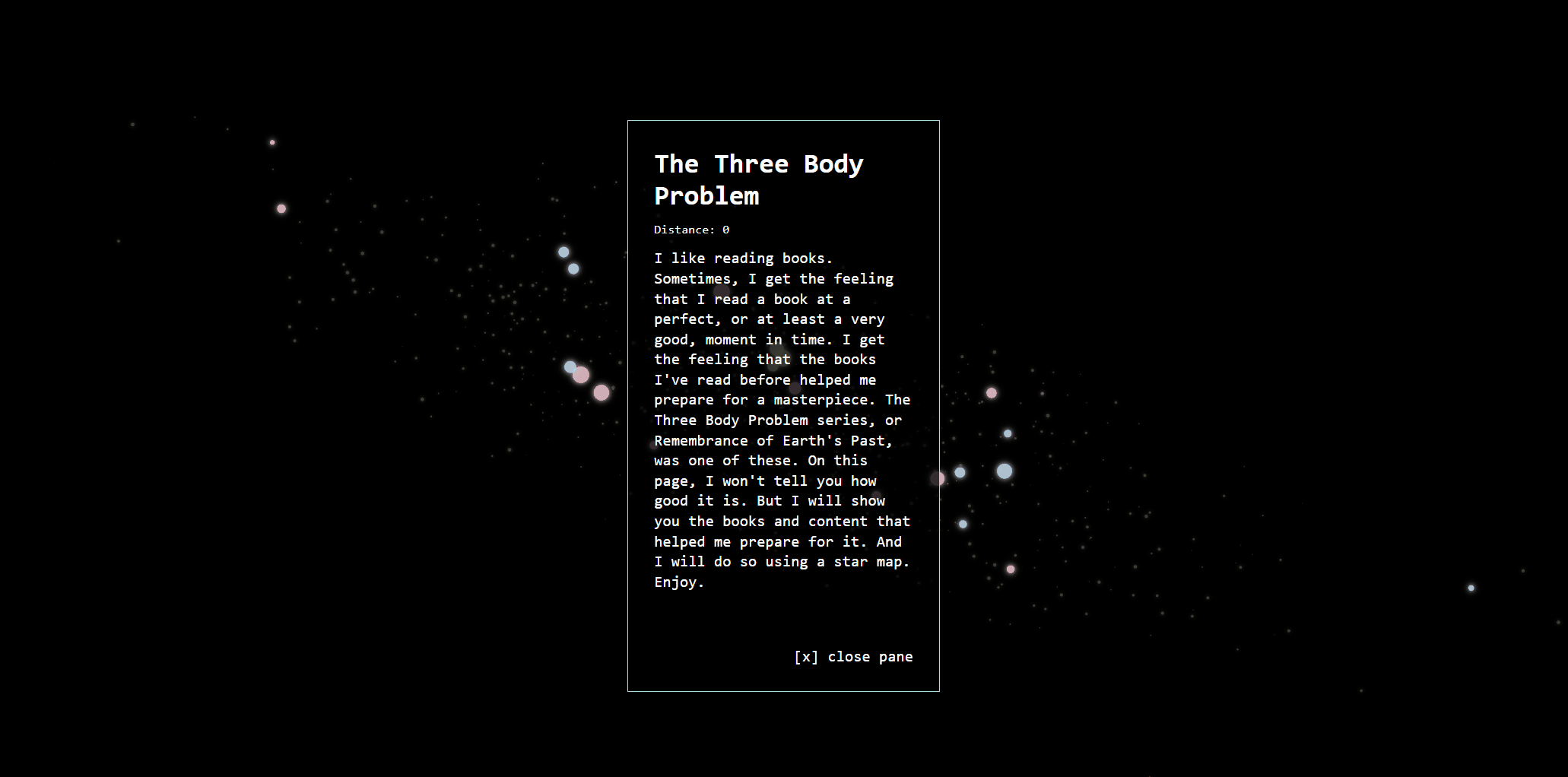 three body problem data visualisation animated preview
