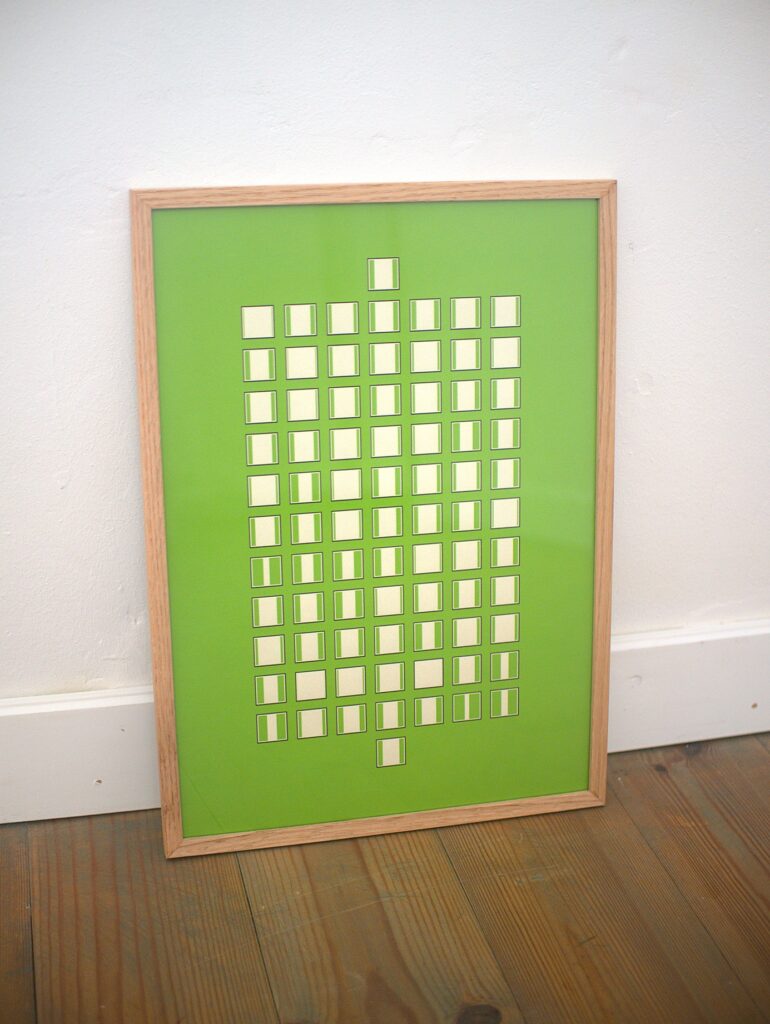 1q84  inspired kozo art print